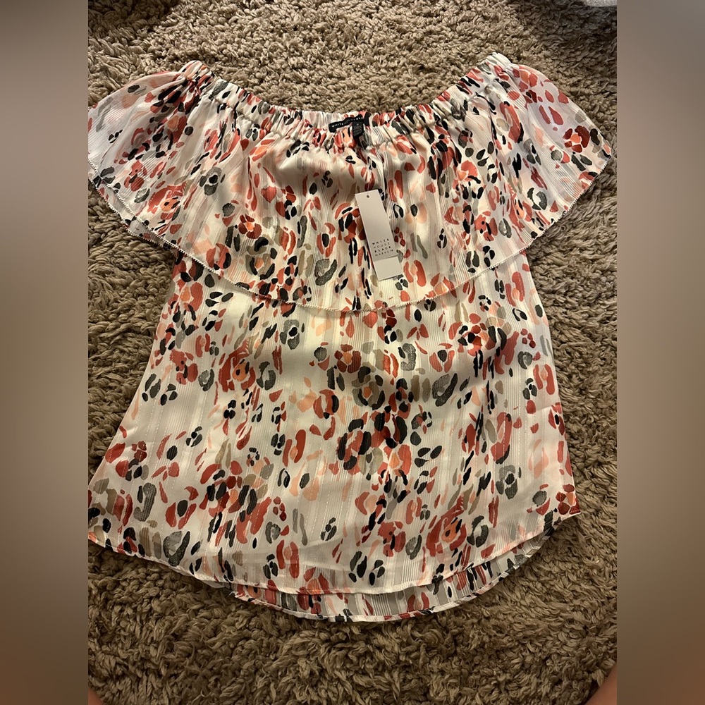 White House Black Market off the shoulder top